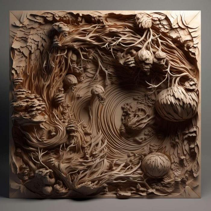 نموذج ثلاثي الأبعاد لآلة CNC 3D Art 